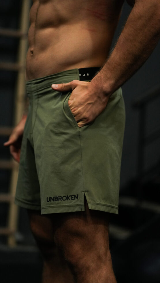 Short Gross Verde militar