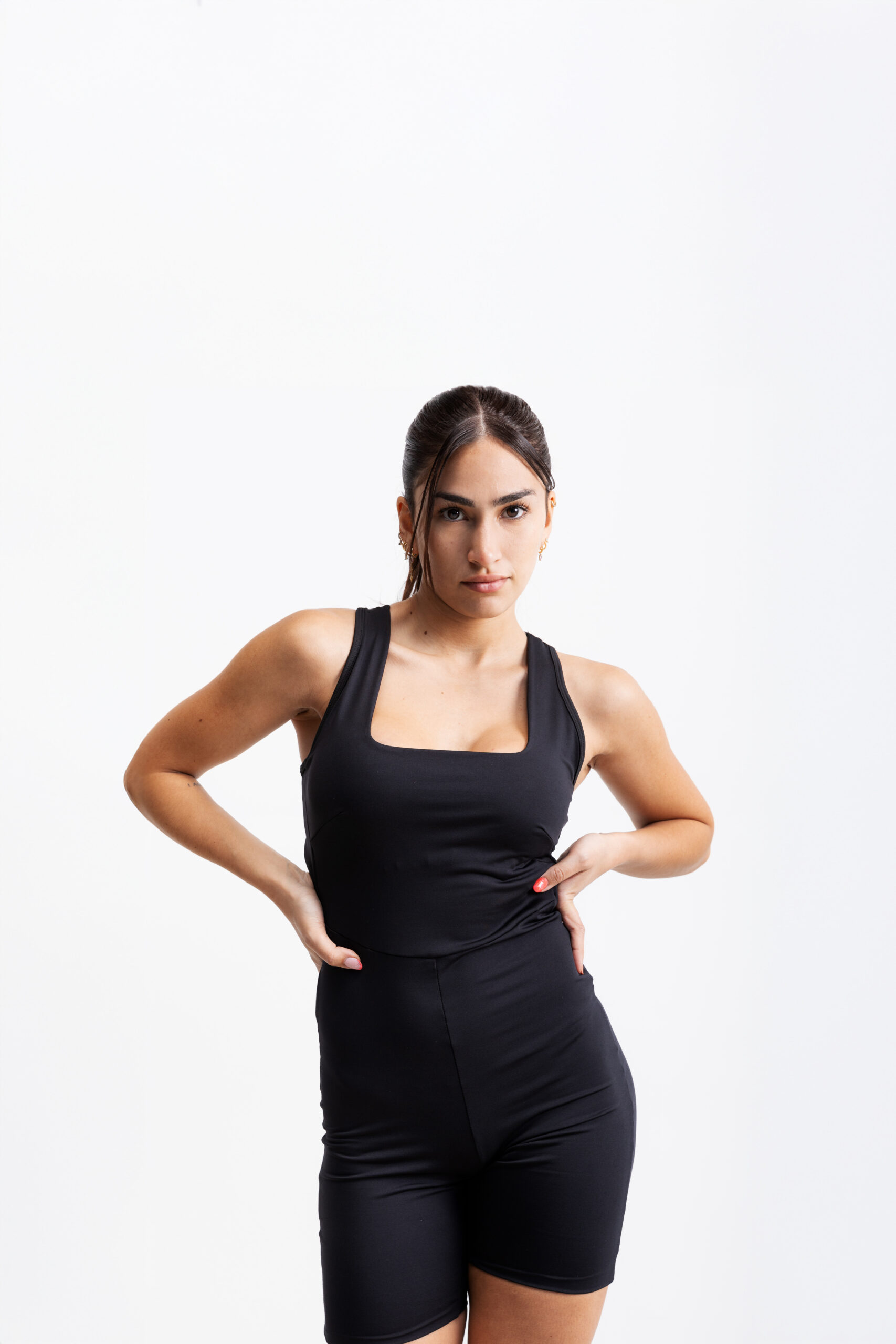 Catsuit corto negro - Imagen 4