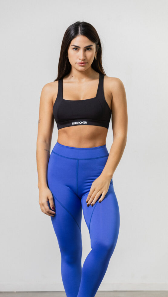 Top Paige Negro & detalle Azul - Imagen 3