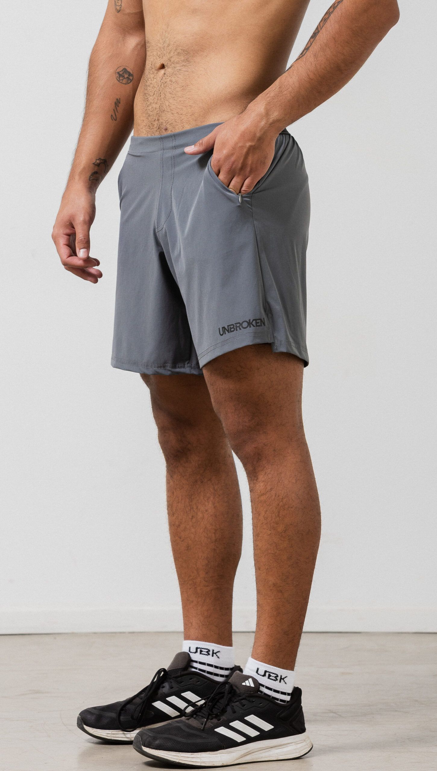 Short Bronx plata - Imagen 3
